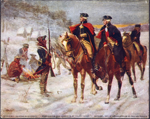 Lafayette & Washington at Forge Valley Lafayette & Washington at Forge Valley