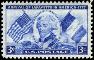 Lafayette_stamp_3c_1952_issue Lafayette_stamp_3c_1952_issue